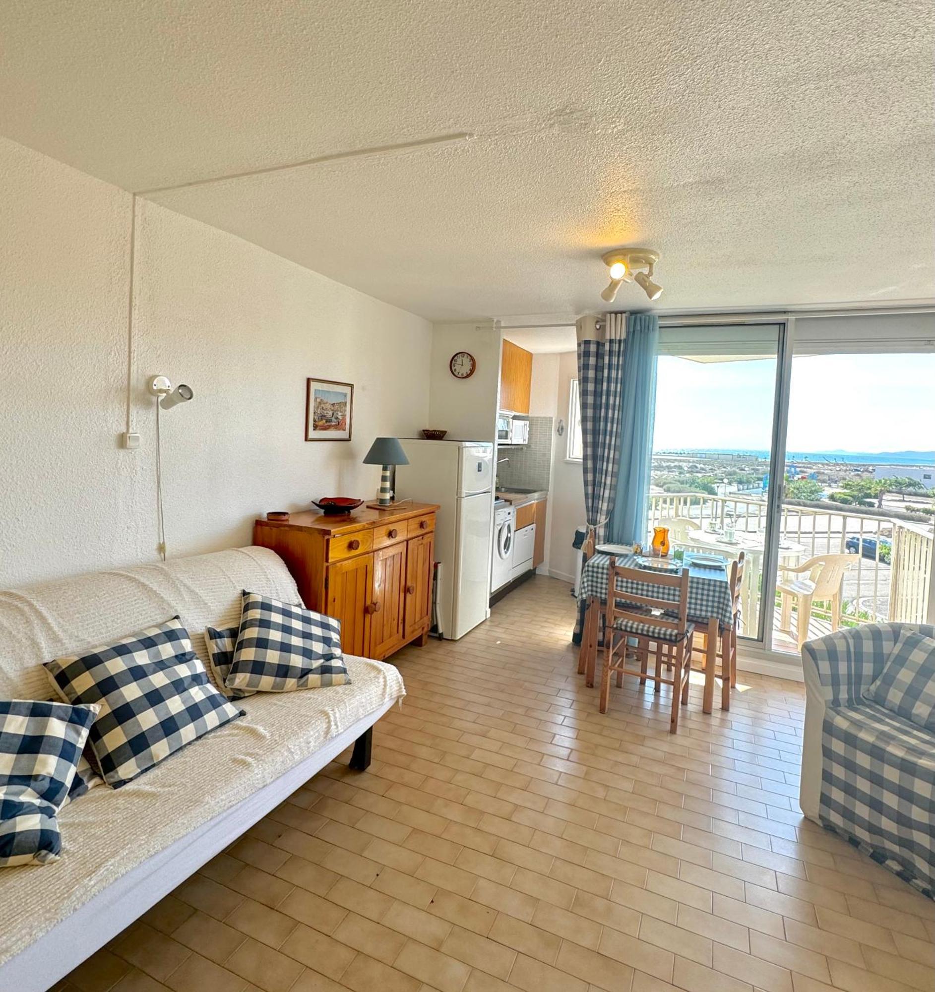 studio 3 personnes accès direct plage - parking privé - 3TVP30 Le Barcarès Exterior foto