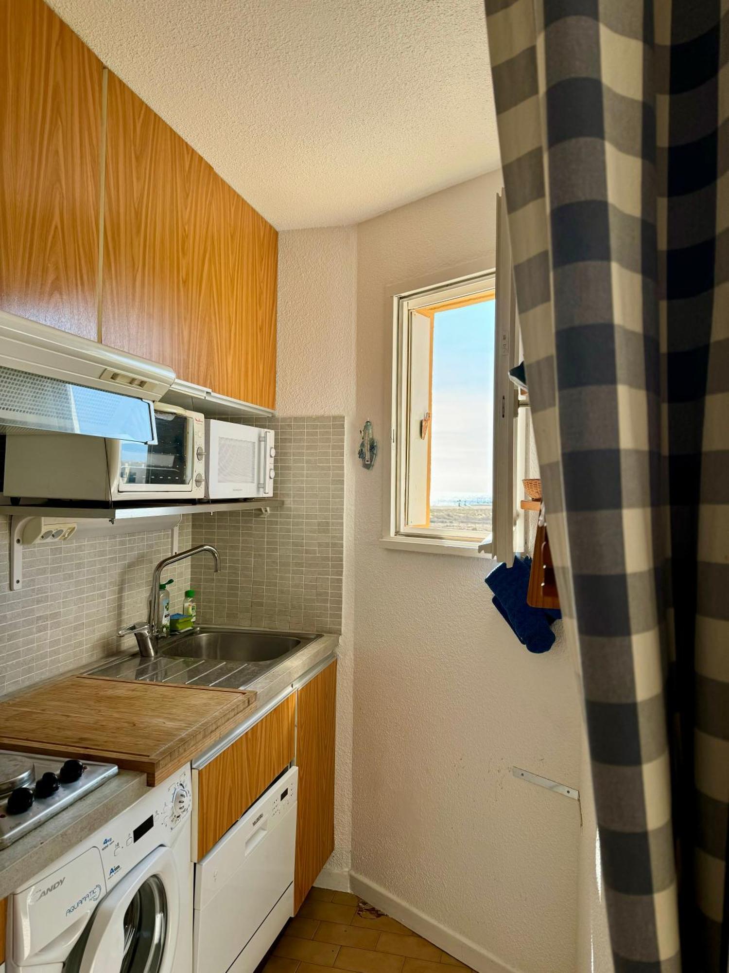 studio 3 personnes accès direct plage - parking privé - 3TVP30 Le Barcarès Exterior foto