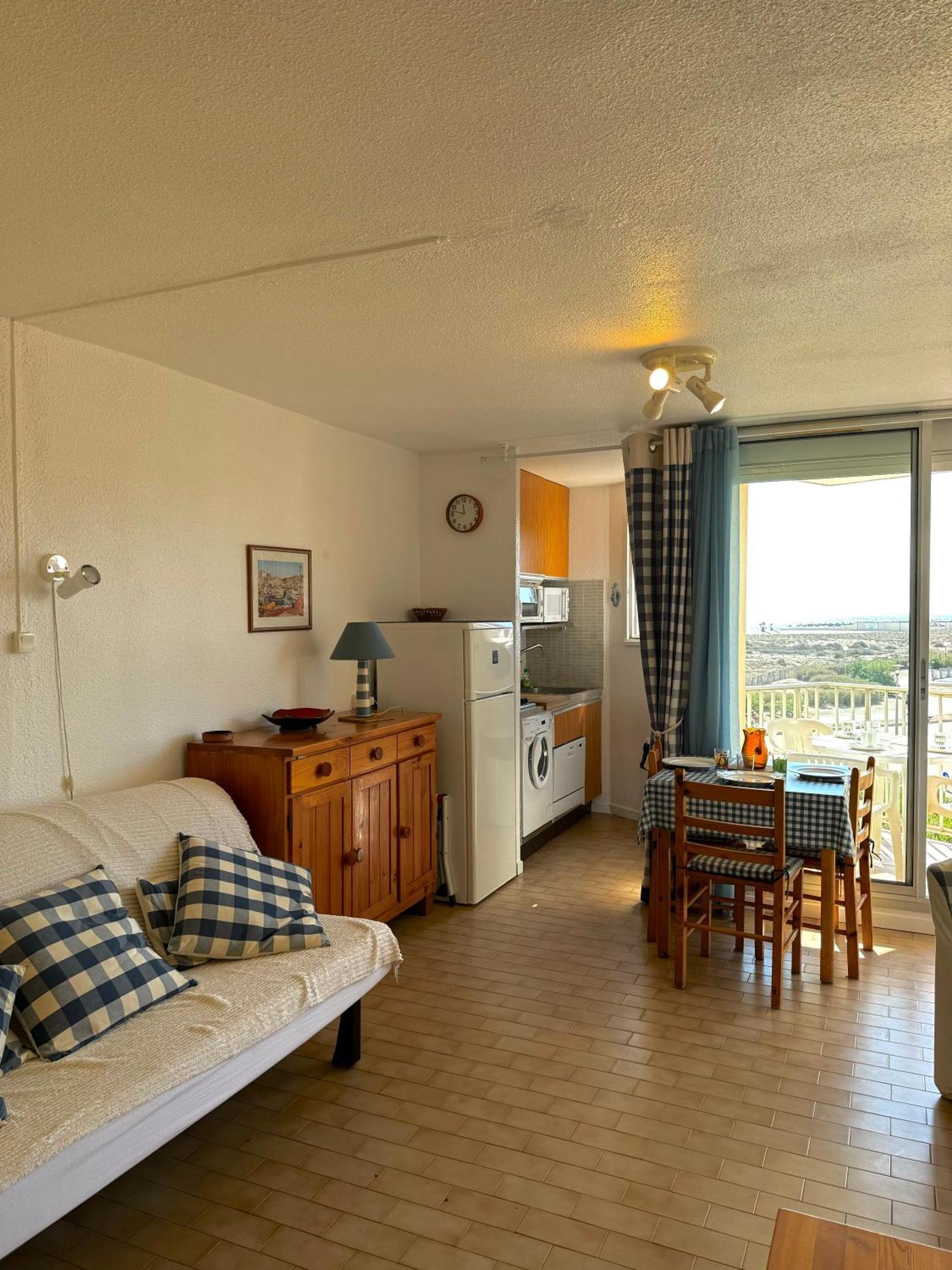 studio 3 personnes accès direct plage - parking privé - 3TVP30 Le Barcarès Exterior foto
