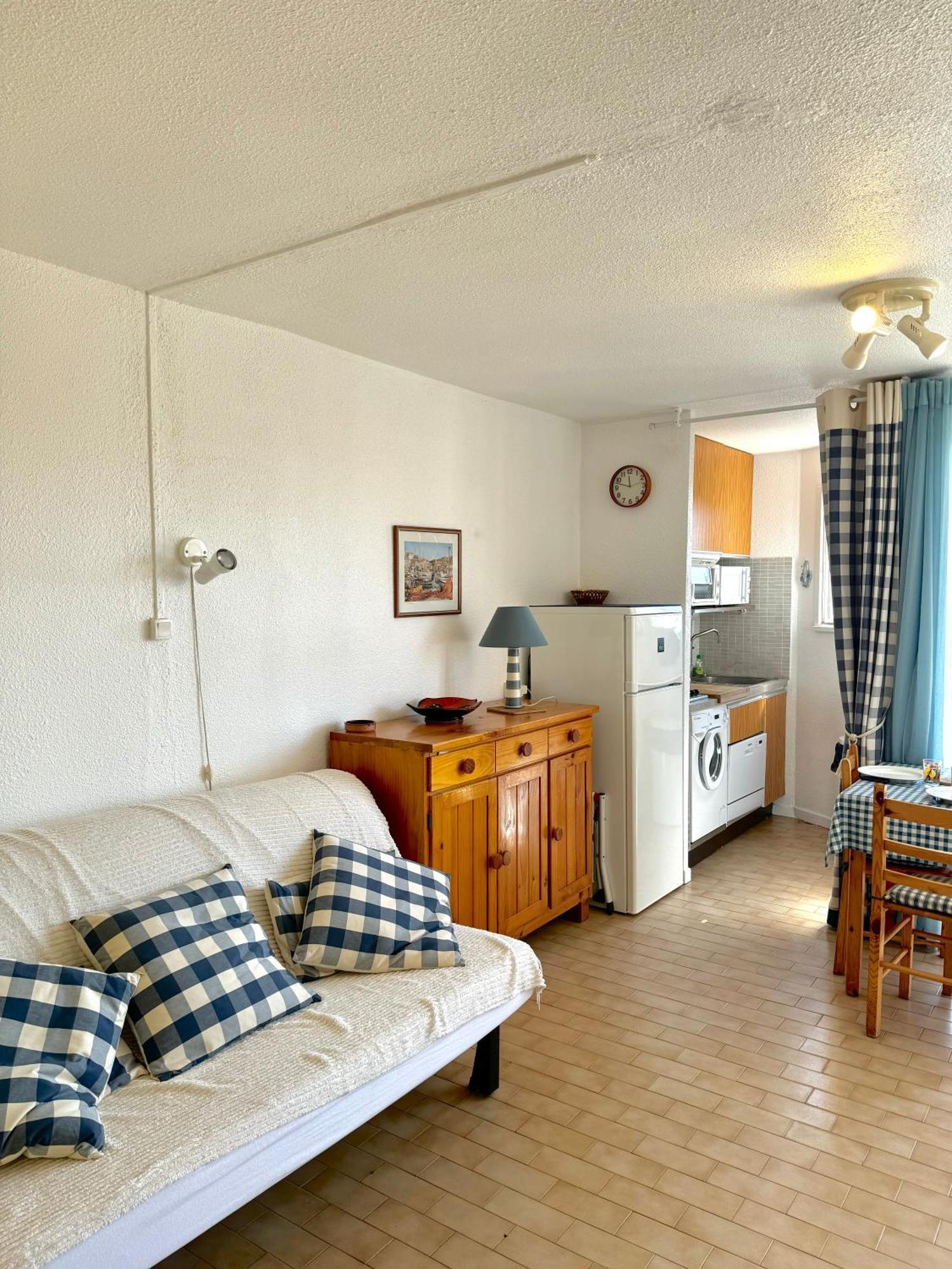 studio 3 personnes accès direct plage - parking privé - 3TVP30 Le Barcarès Exterior foto
