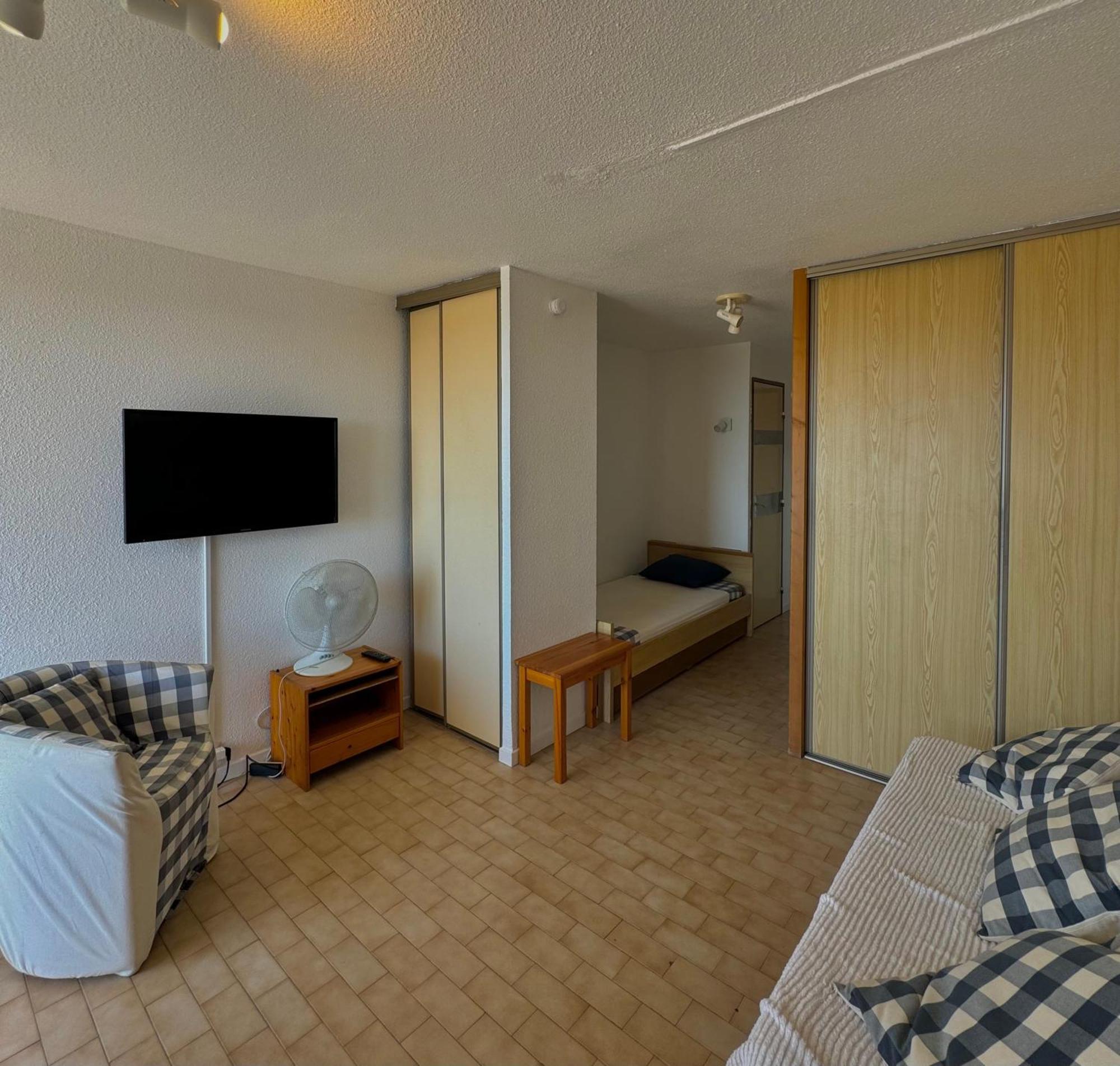 studio 3 personnes accès direct plage - parking privé - 3TVP30 Le Barcarès Exterior foto